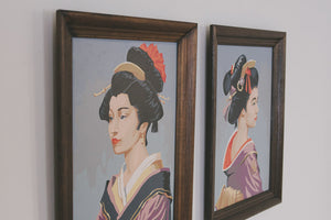 MCM Geisha Paintings
