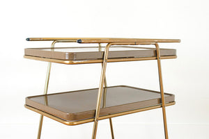 MCM Brass Bar Cart