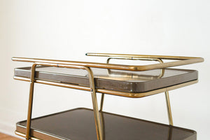 MCM Brass Bar Cart