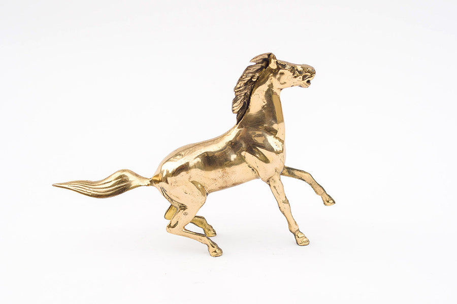 Brass Horse Statue