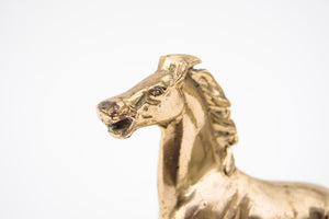 Brass Horse Statue