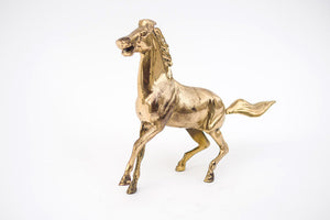 Brass Horse Statue