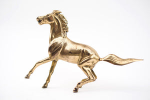 Brass Horse Statue