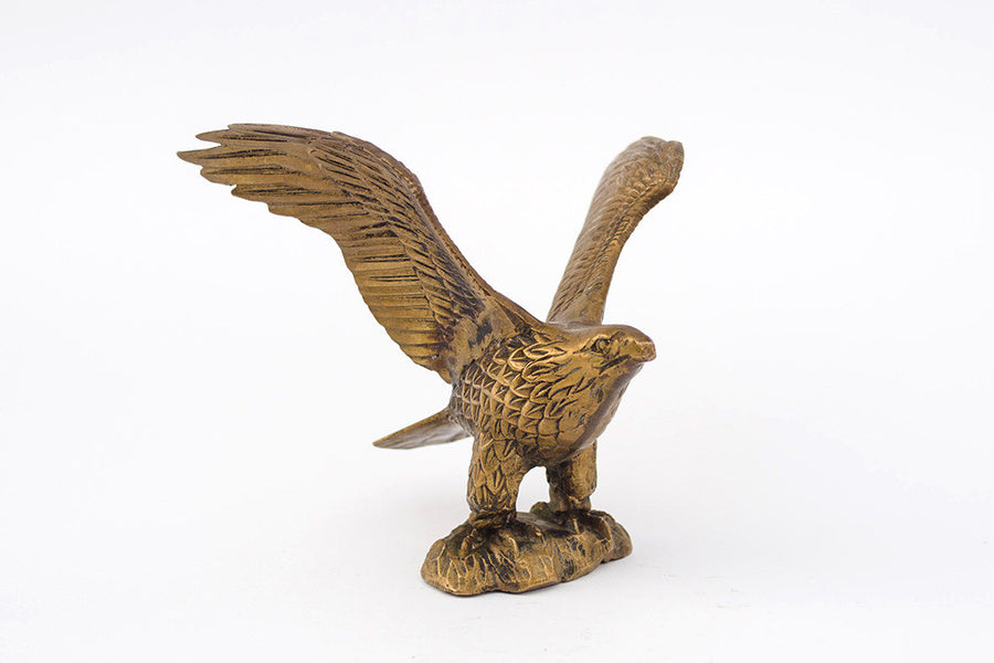 Brass Falcon Statue