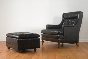 Drexel Madsen Chair & Ottoman
