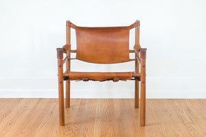 MCM Leather Safari Chairs