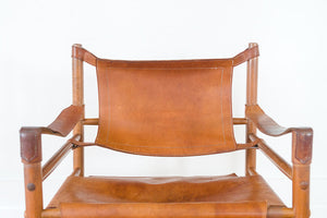 MCM Leather Safari Chairs