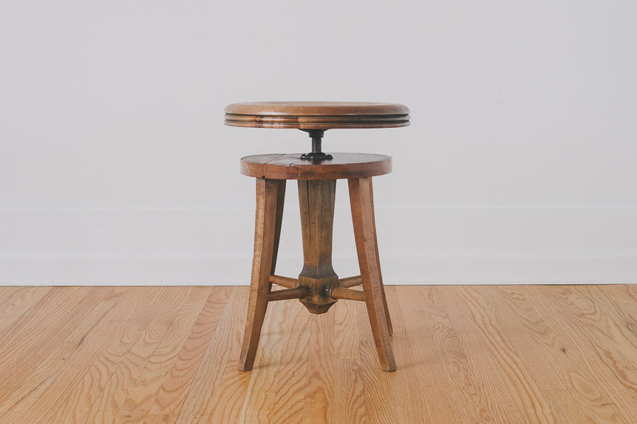 Mission Style Piano Stool