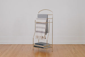 Hollywood Regency Towel Rack