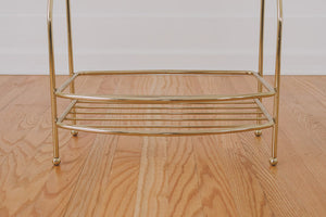 Hollywood Regency Towel Rack