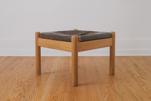 MCM Leather Ottoman