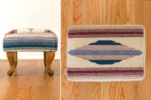 Saddle Blanket Footstool