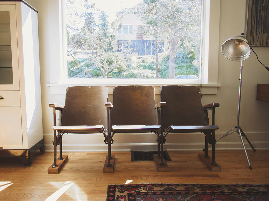 Antique Theater Chairs