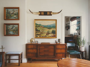 Vintage Brass Peacock