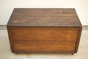 Hand Crafted Wood Farm Trunk