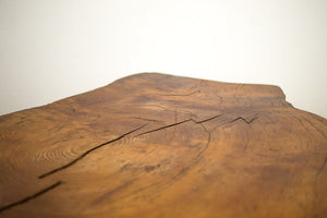 Vintage Live Edge Slab Coffee Table