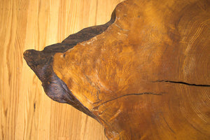 Vintage Live Edge Slab Coffee Table