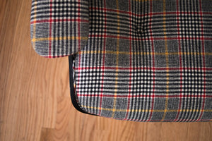 Plaid Eames Lounger & Ottoman