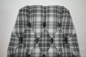 Plaid Mr Chair & Ottoman