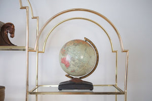 Hollywood Regency Gold Bookcase