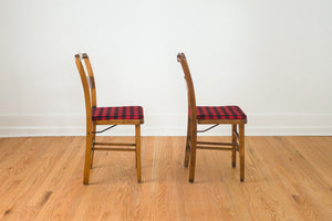 Buffalo Plaid Folding Chairs