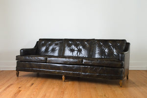 Drexel MCM Leather Sofa