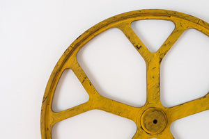 Yellow Wagon Wheel