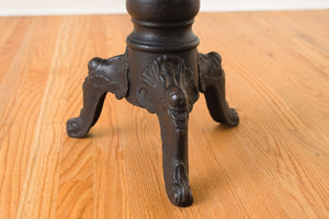 Plaid Wool Piano Stool