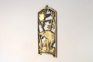 Brass Tiger Wall Art
