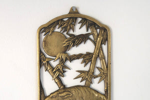 Brass Tiger Wall Art