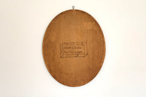 1904 Hand Carved Portrait