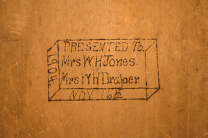 1904 Hand Carved Portrait