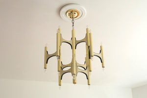 MCM Gold Chandelier