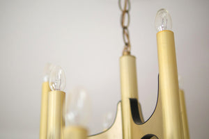 MCM Gold Chandelier
