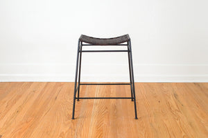 Swift & Monell Leather Stool