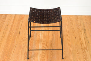 Swift & Monell Leather Stool