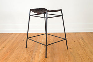 Swift & Monell Leather Stool