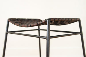 Swift & Monell Leather Stool