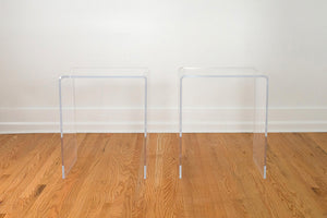 MCM Lucite Side Tables