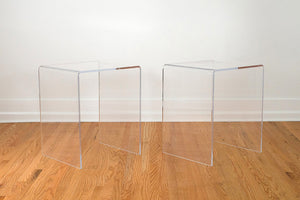 MCM Lucite Side Tables