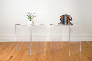MCM Lucite Side Tables