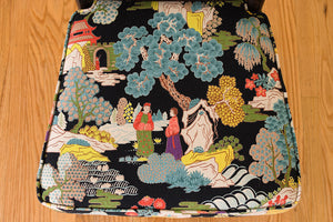 Chinoiserie Barkcloth Chairs