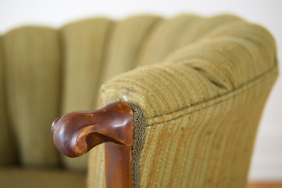 Channel Back Parlor Chair