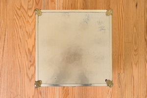Gold Trunk Side Table