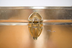 Gold Trunk Side Table