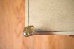 Gold Trunk Side Table