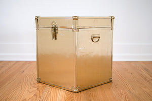 Gold Trunk Side Table