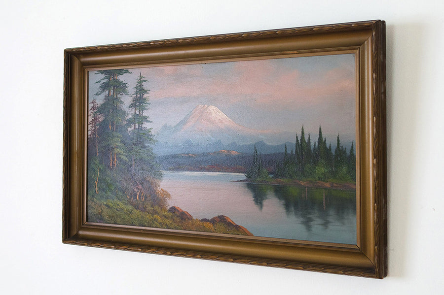 1920's Mt Rainier Painting