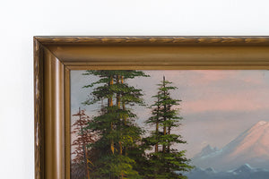 1920's Mt Rainier Painting