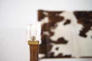 Cowhide Campaign Chair